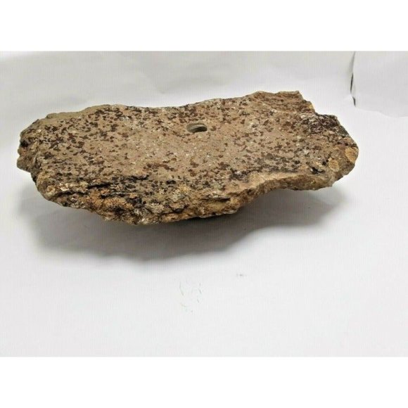 Drilled lichen stone Rock Natural Rustic Patio Tiki Lamp Craft Colorado - Picture 6 of 9